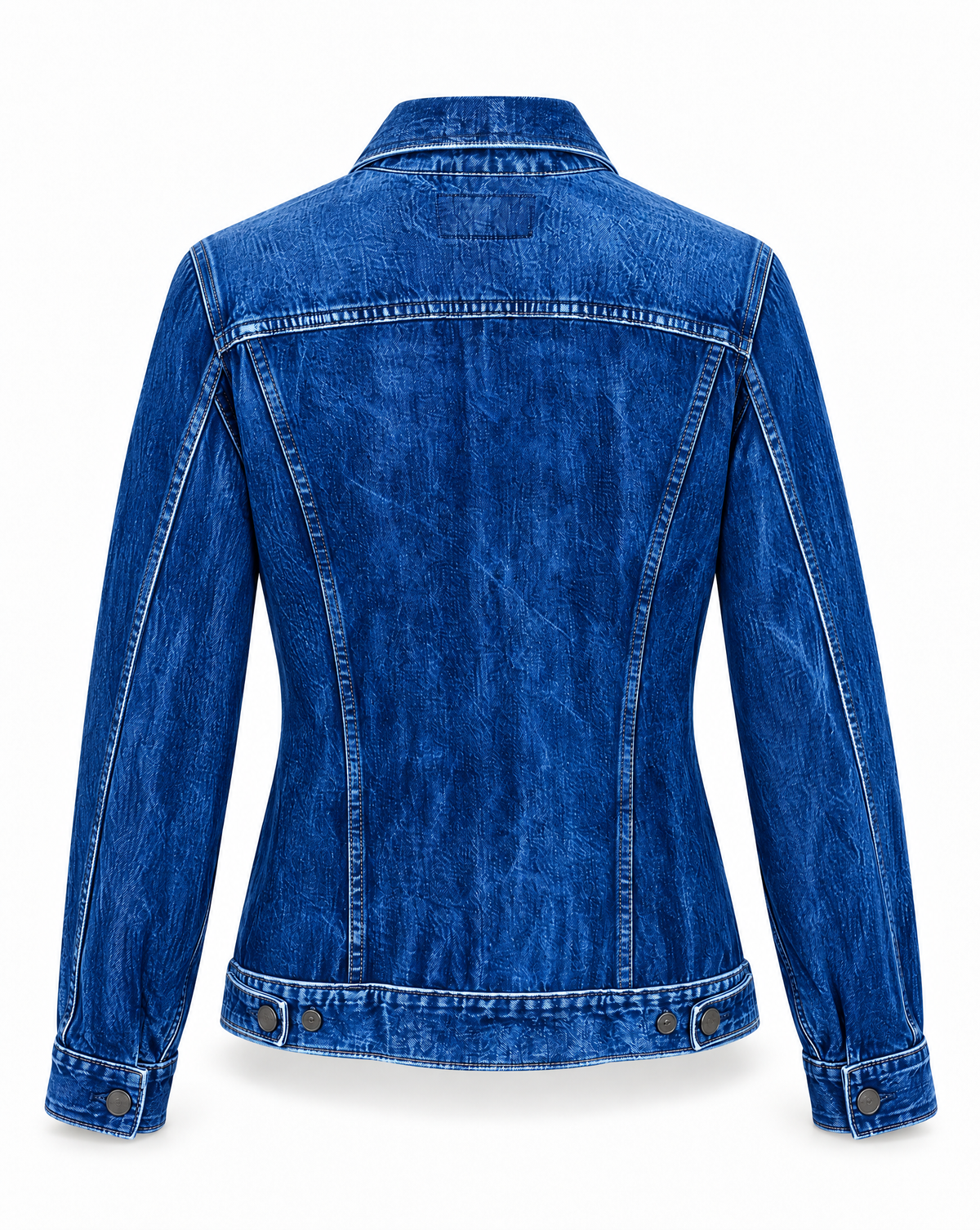 Giacca con zip - Denim