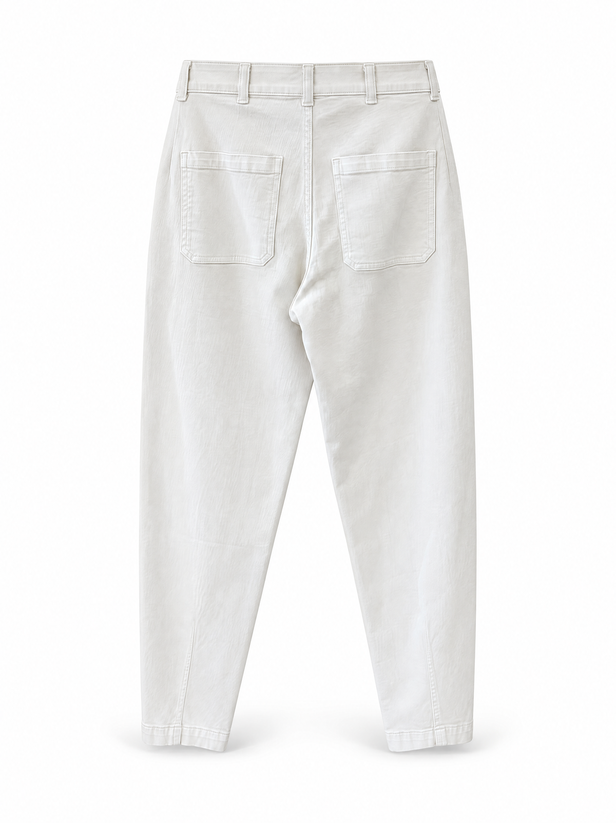 Pantalone denim cinque tasche - Avorio