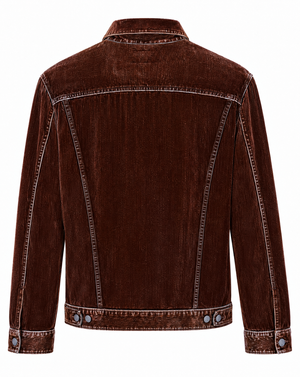Giacca con zip - Marrone