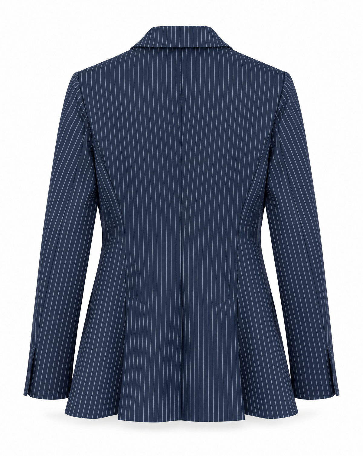 Gestreifte Gabardine-Jacke