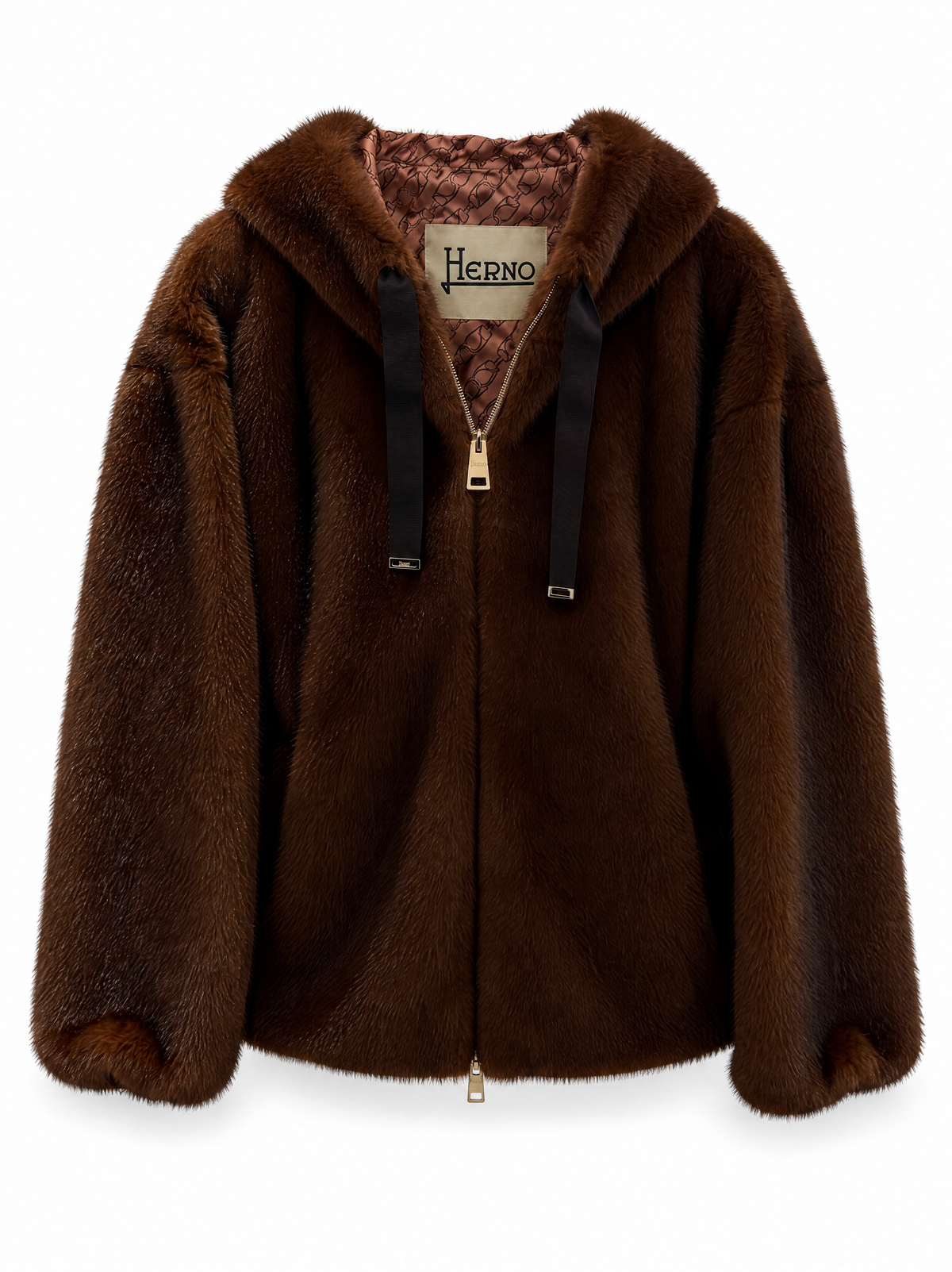 Bomber Soft Faux Fur - Testa di moro